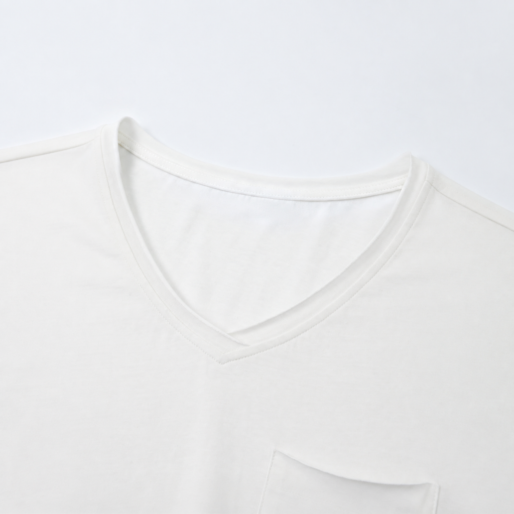 Hemp Cotton V-Neck 3/4 Sleeve Top