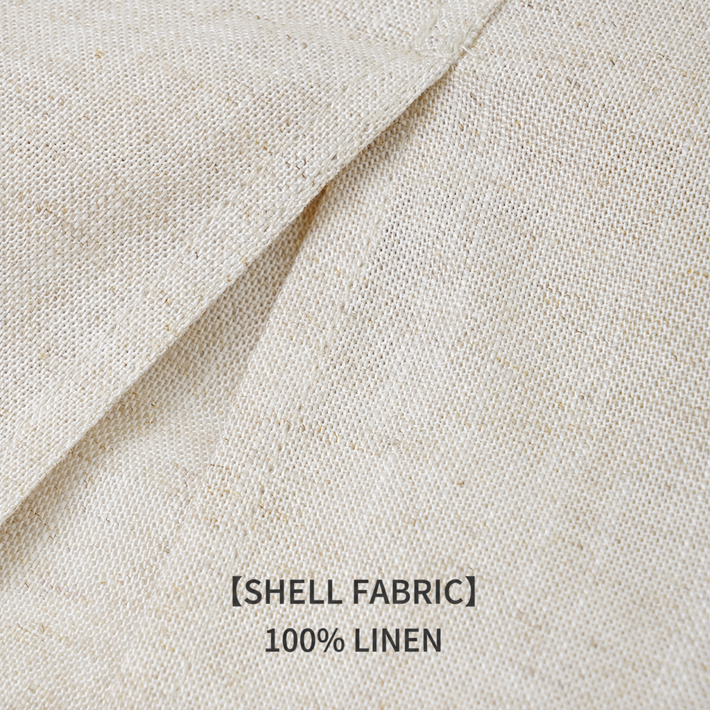 Retro Pure Linen Shirt Dress