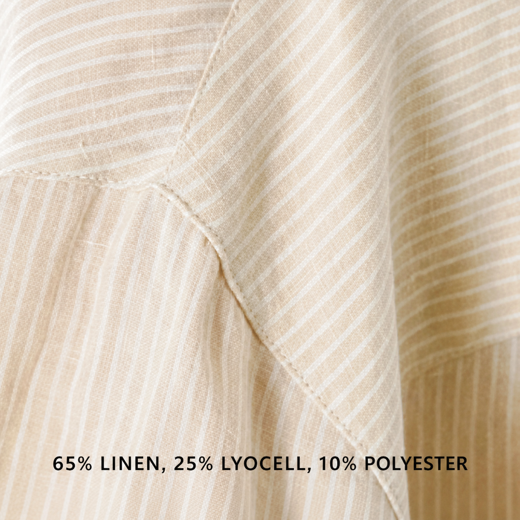 Striped Lyocell Linen Shirt
