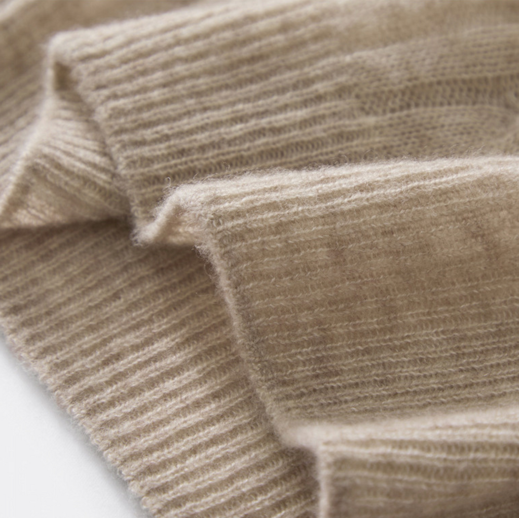 Cashmere Silk Cable-Knit Sweater