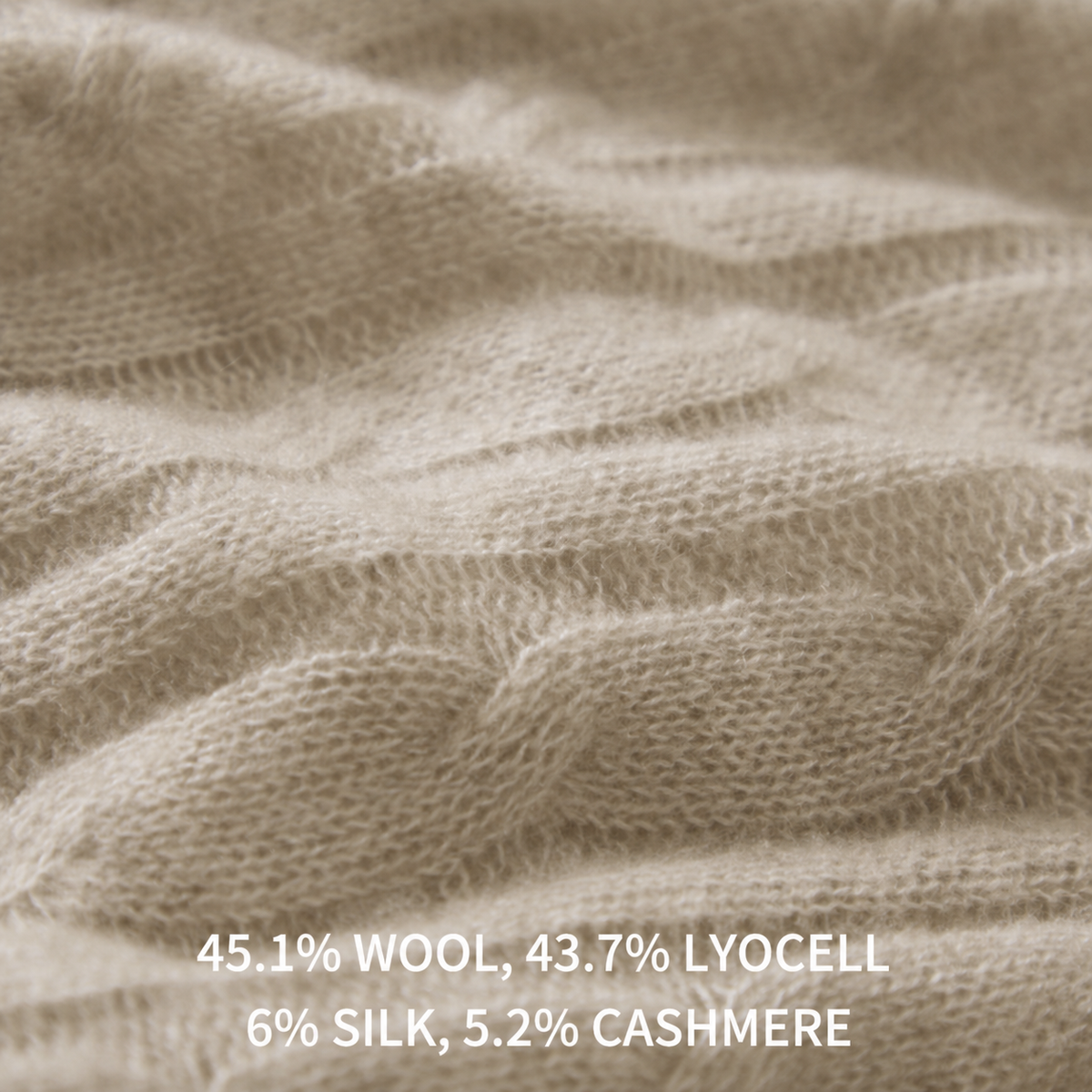Cashmere Silk Cable-Knit Sweater